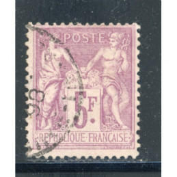 YT 95 f Oblitéré Lilas Vif...