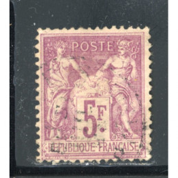 YT 95 f Oblitéré Lilas Vif...