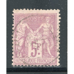 YT 95 f Oblitéré Lilas Vif...