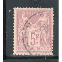 YT 95 f Oblitéré Lilas Vif...
