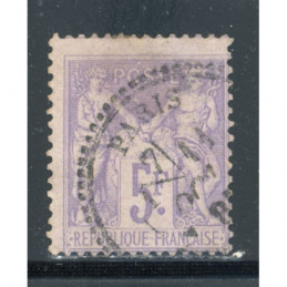 YT 95 Oblitéré Cachet Perlé...