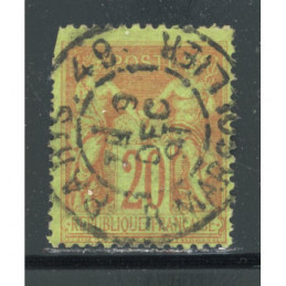 YT 96 Oblitéré Cachet a...
