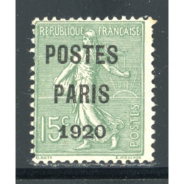 Préo - YT 25 Neuf (*)