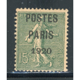 Préo - YT 25 Neuf (*)