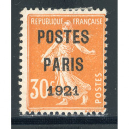 Préo - YT 29 Neuf (*)
