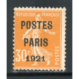 Préo - YT 29 Neuf (*)...