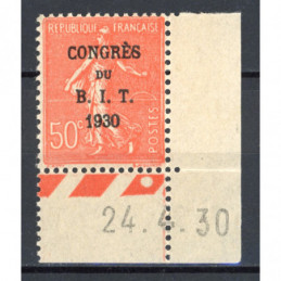YT 264 - Neuf ** Coin Daté...