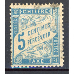 YT 28 - Oblitéré Taxe - 5...