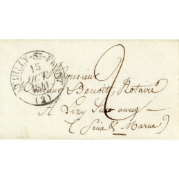 lettre notariale de 1841,...