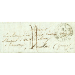 lettre de 1834, envoyée...