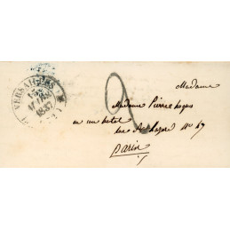 Lettre datée du 16 mars...