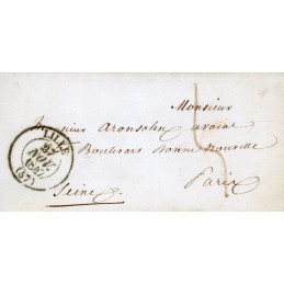 Lettre du 26 Novembre 1847....