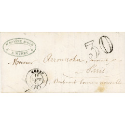 Lettre du 9 septembre 1854...