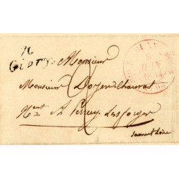 Lettre du 9 juin 1834....