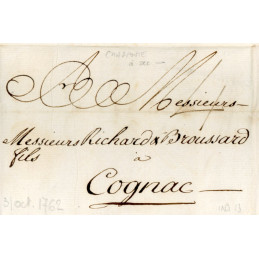 Lettre du 31 aout 1762