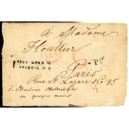 Lettre ancienne XIXe –...