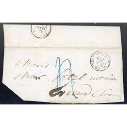 Lettre ancienne 1848 –...