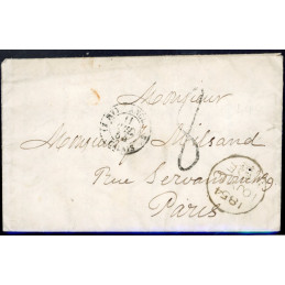 Lettre ancienne expédiée en...