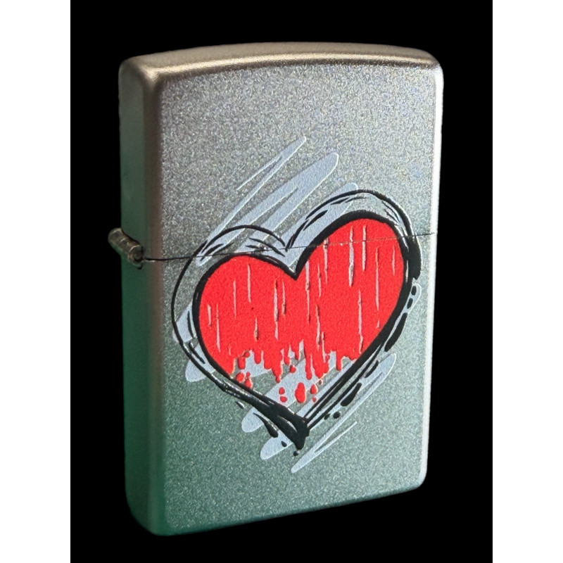 Zippo (Mars 2025) Cœur Rouge