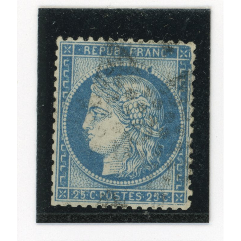 60 A - Oblitere - Variete Anneau Lune dans les Billes - Cote 62 euros