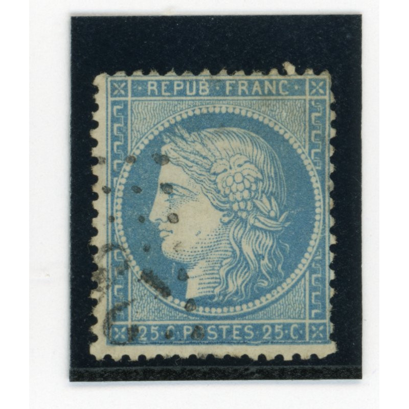 60 A - Oblitere - Variete Filet bas macule - Cote 62 euros