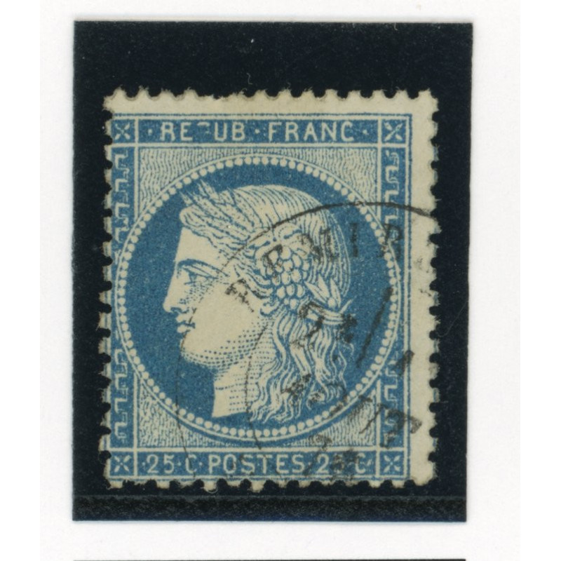 60 C -  Cachet a Date - Variete B de REPUB efface - Cote 62 euros