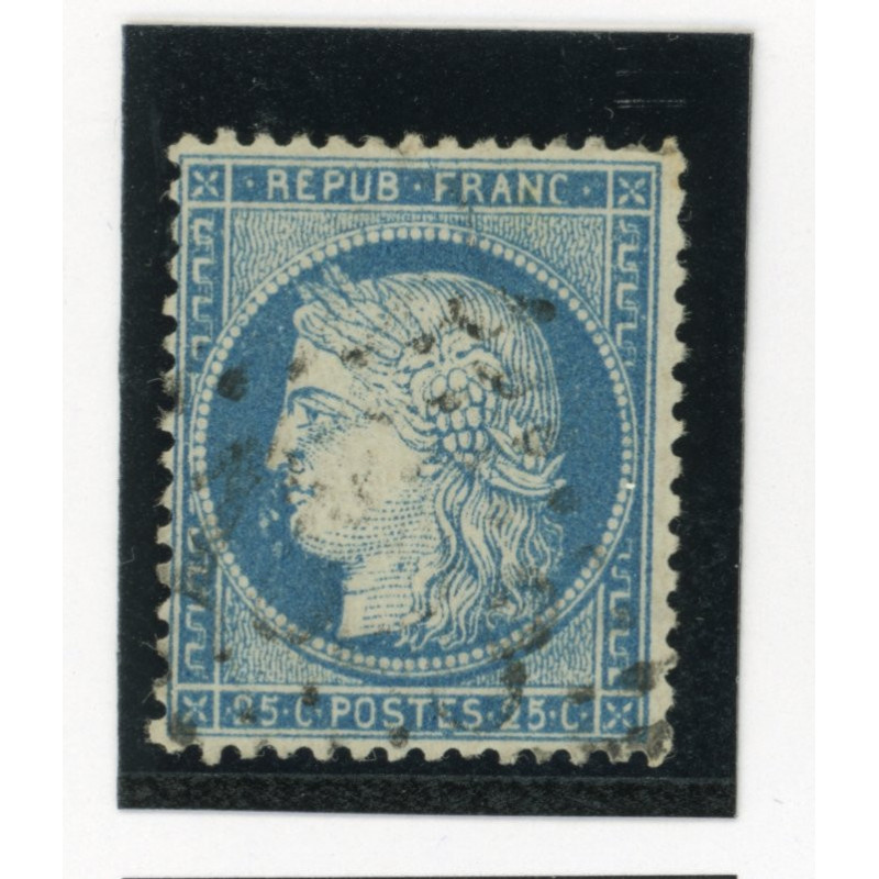 60 C - Oblitere - Variete anneau Lune devant la bouche - Cote 62 euros