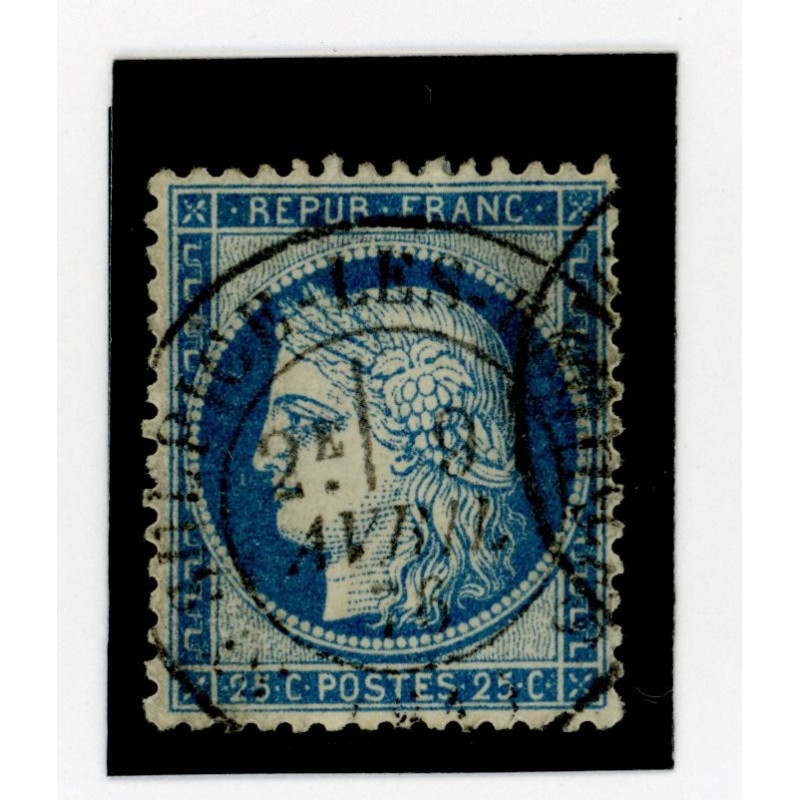 60 C -  Cachet a Date - Cote 2 euros