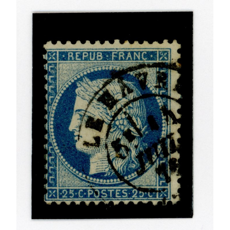 60 C -  Cachet a Date - Cote 2 euros