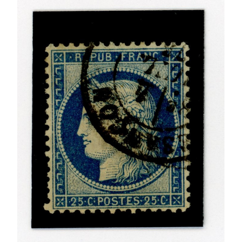 60 C -  Cachet a Date - Cote 2 euros