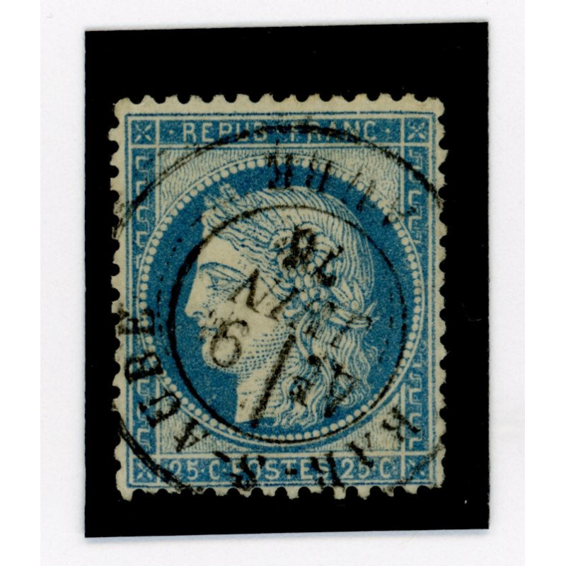 60 C -  Cachet a Date - Cote 2 euros