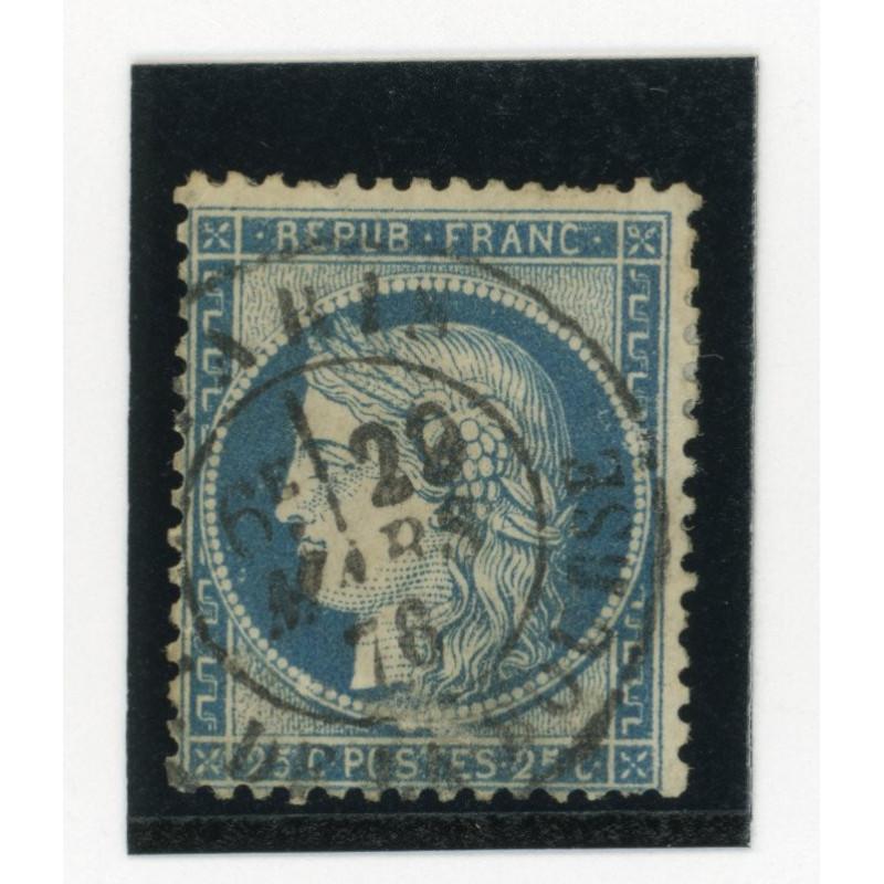 60 C -  Cachet a Date - Cote 2 euros