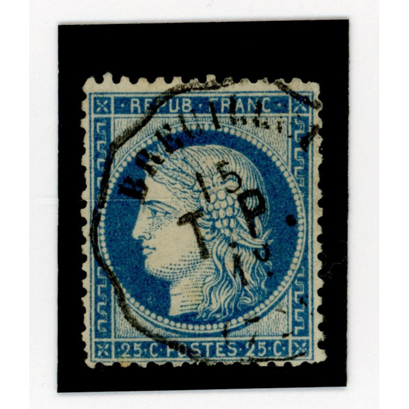 60 C - Cachet Convoyeur - Cote 9 euros