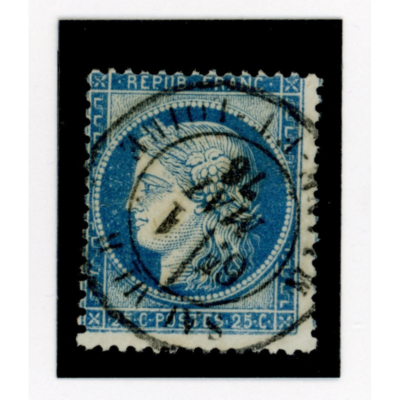 60 C -  Cachet a Date - Cote 2 euros