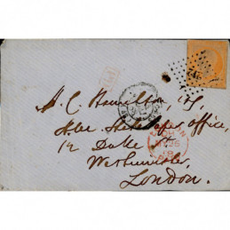 16 Oblitéré PC 212 du 1858...