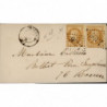 28A Oblitéré GC 1396 - Depart Envermeu - 2 Timbres - Cote 80 Euros