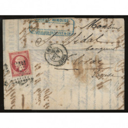 17 Oblitéré Petit Chiffre -...