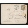 56 Oblitéré Cachet a Date du 28/12/1876 - Depart Bar le Duc (53) - Cote 50 Euros