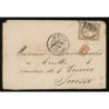 56 Oblitéré GC 1769 du 26/04/1875 - Depart Le Havre (74) -   - Cote 88 Euros