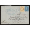 43 & 46B Oblitéré GC 2145 du 13/04/1871 - Depart Lyon (68) - Cote 233 Euros