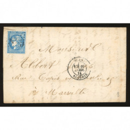 46B Oblitéré  du 10/04/1871...