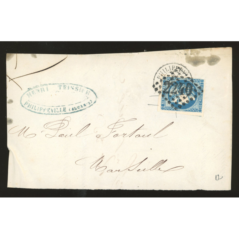 46B Oblitéré GC 2240 - Depart Philippeville (Algérie) - Cote 63 Euros