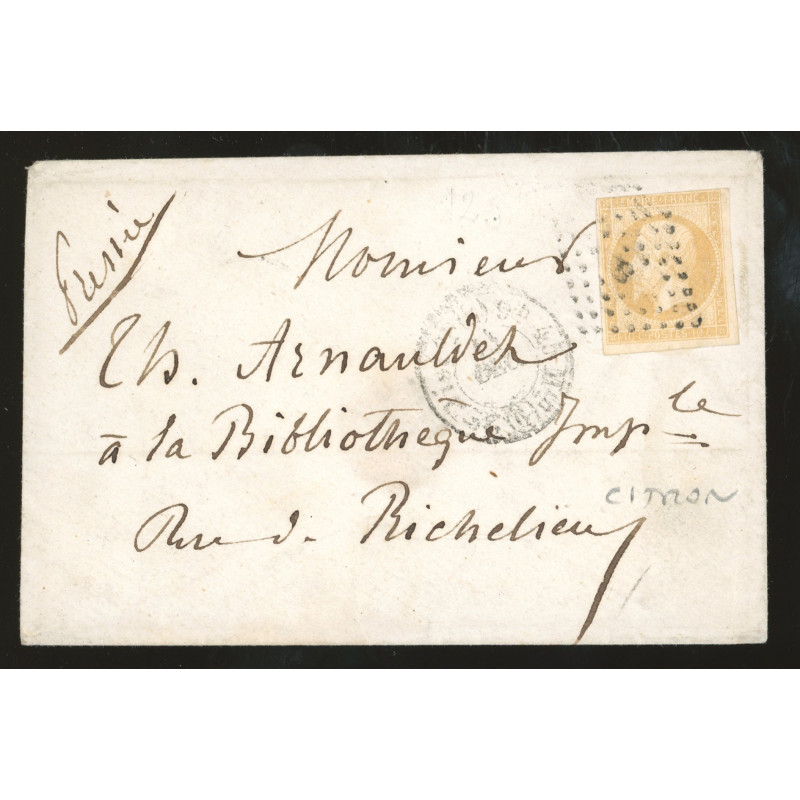 13 Oblitéré Distribution - Depart  - Citron - Cote 100 Euros