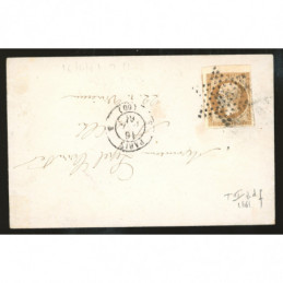 13 Oblitéré Etoile 1861 -...