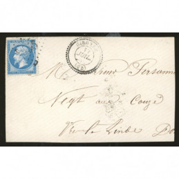 22 Oblitéré Cachet Perlé -...