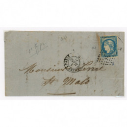 44A Oblitéré Lettre Lozange...