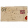 49 Oblitéré GC 1798 du 25/01/1871 - Depart Hesdin (61) - Chargé - Cote 1003 Euros