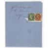 19 & 26 Oblitéré Cachet a Date du 12/07/1868 - Depart  - Signé Calves - Cote 200 Euros