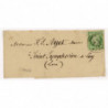 20 Oblitéré Cachet a Date du 09/02/1864 - Depart Paris (60) - Cote 75 Euros