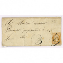 13 Oblitéré PC 1117 du 1857...